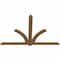 Ekena Millwork Redmond Smooth Timber Gable Bracket, Western Red Cedar, 96"W x 64"H x 1 1/2"D x 5 1/2"F, 16/12 Pitch GBW096X64X0206RED00SWR - alternate 2